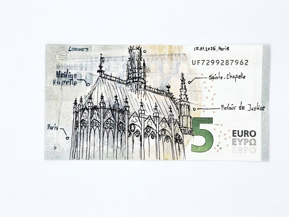 Banknote Original #06 — Sainte-Chapelle Light (1/1)