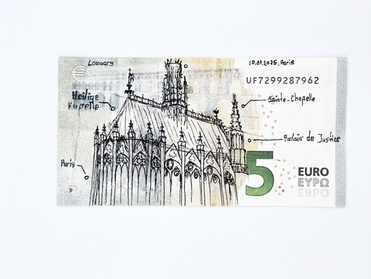 Banknote Original #06 — Sainte-Chapelle Light (1/1)