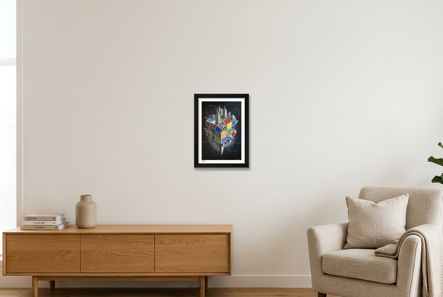 Inversion — A4 (21×30cm, 8×12") Black Frame